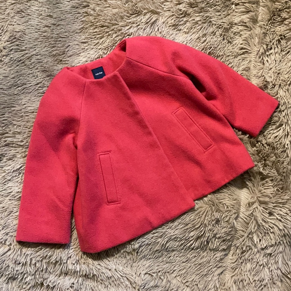 Gap pink dressy jacket 18-24 mos